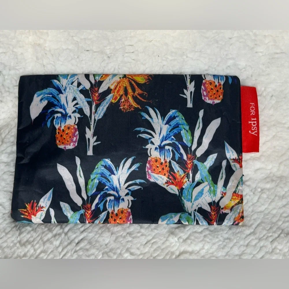 Rebecca Minkoff x Ipsy Pineapple Tropical Floral Makeup Cosmetic Bag June 2014